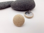 Preview: Stoff Ohrstecker Struktur beige