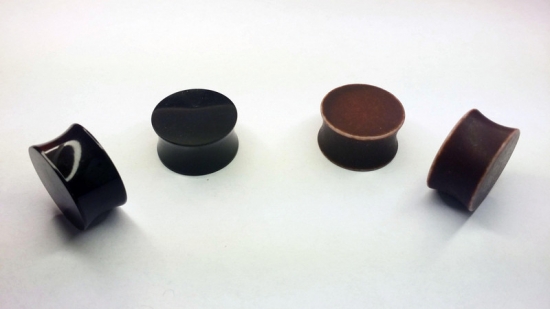 Preview: Cupcake Knopf Plugs 18mm Paar 1,8cm Tunnel Muffins