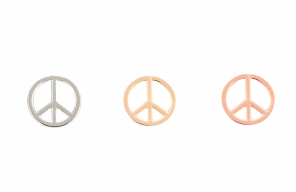 Peace Schieber für Mesh Armbänder